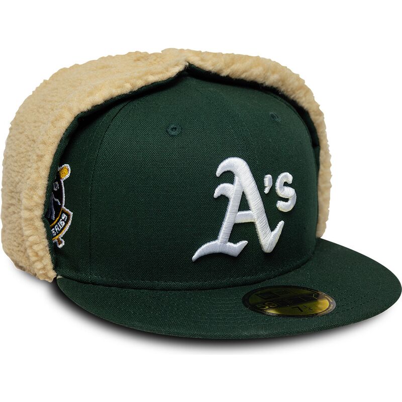 cepice-rovna-zelena-prilehava-59fifty-dogear-world-series-oakland-athletics-mlb-new-era