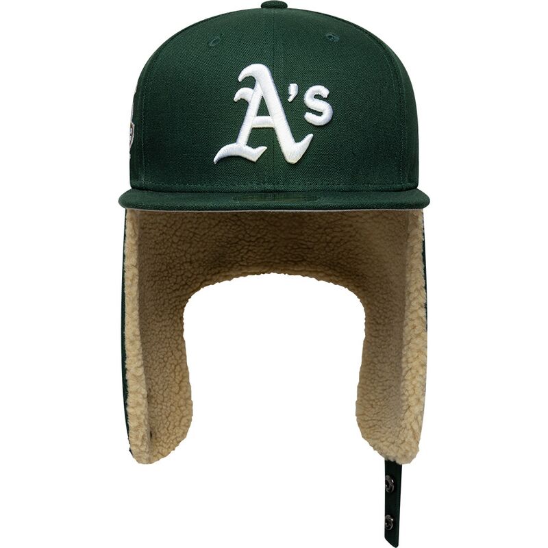 cepice-rovna-zelena-prilehava-59fifty-dogear-world-series-oakland-athletics-mlb-new-era