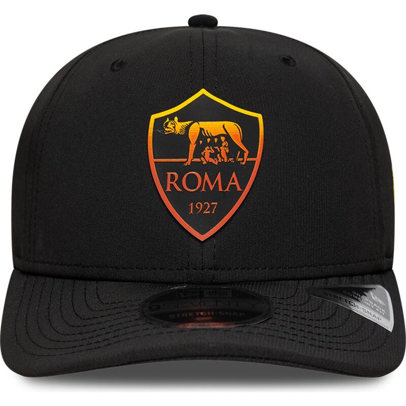 cepice-zaoblena-cerna-snapback-9seventy-stretch-snap-repreve-associazione-sportiva-roma-serie-a-new-era