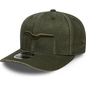 Čepice zaoblená zelená snapback 9SEVENTY Stretch Snap Moto Guzzi New Era