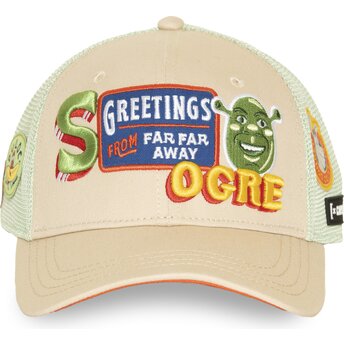 Čepice zaoblená béžová snapback SHR1 CPSPATCB Shrek Capslab