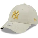 cepice-zaoblena-bezova-nastavitelny-dorado-9forty-metallic-new-york-yankees-mlb-new-era