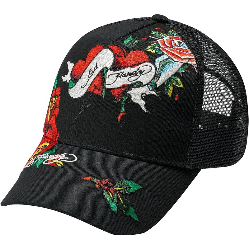 cepice-zaoblena-cerna-snapback-love-ed-ed-hardy