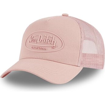 Čepice zaoblená růžová snapback LOG10 Von Dutch