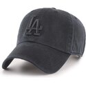cepice-zaoblena-cerna-nastavitelny-clean-up-tonal-los-angeles-dodgers-mlb-47-brand