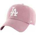 cepice-zaoblena-ruzova-nastavitelny-clean-up-mauve-los-angeles-dodgers-mlb-47-brand