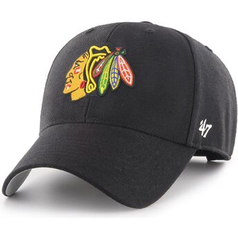 Čepice zaoblená černá nastavitelný MVP Chicago Blackhawks NHL 47 Brand