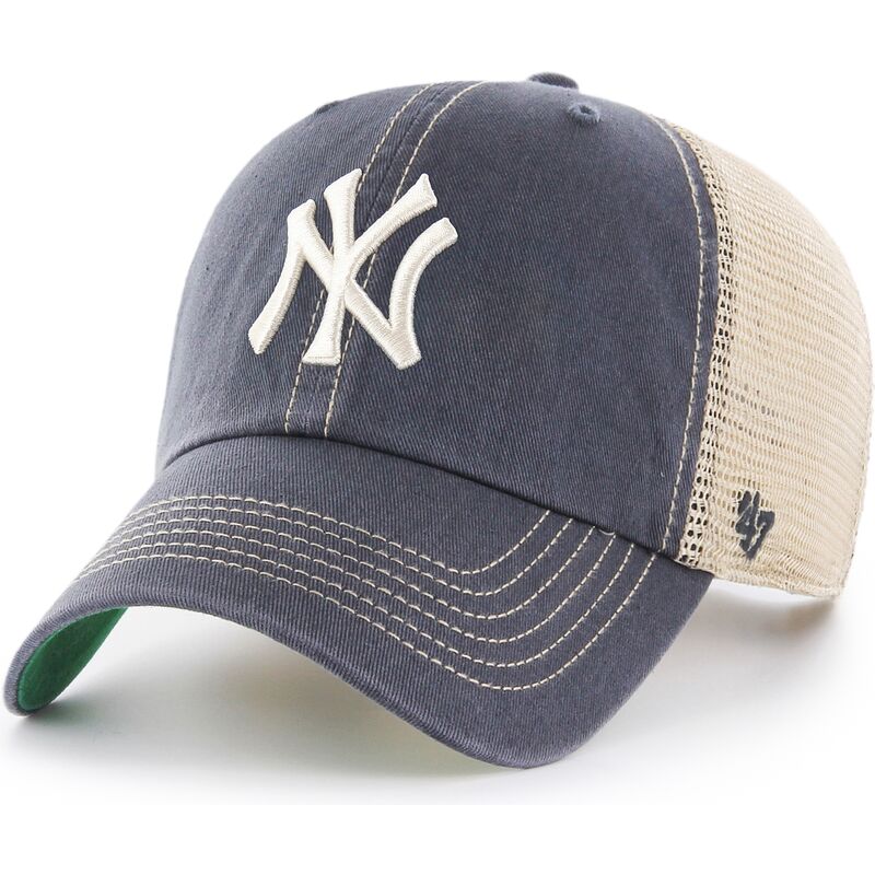 cepice-zaoblena-seda-snapback-clean-up-trawler-vintage-navy-new-york-yankees-mlb-47-brand cepice-zaoblena-seda-snapback-clean-up-trawler-vintage-navy-new-york-yankees-mlb-47-brand