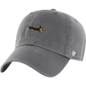 Čepice zaoblená šedá nastavitelný Clean Up Base Runner Icon Dog 47 Brand