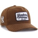 cepice-zaoblena-hneda-snapback-hitch-rf-cord-patch-new-york-yankees-mlb-47-brand