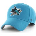 cepice-zaoblena-modra-nastavitelny-mvp-dark-teal-san-jose-sharks-nhl-47-brand