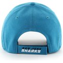 cepice-zaoblena-modra-nastavitelny-mvp-dark-teal-san-jose-sharks-nhl-47-brand