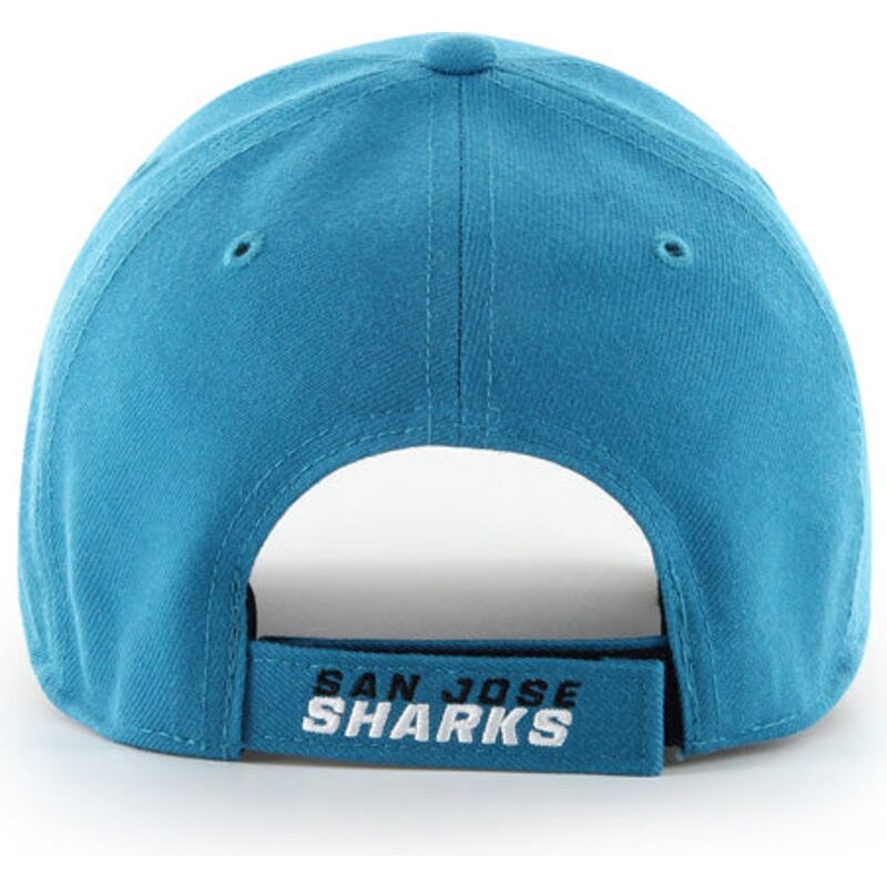 cepice-zaoblena-modra-nastavitelny-mvp-dark-teal-san-jose-sharks-nhl-47-brand