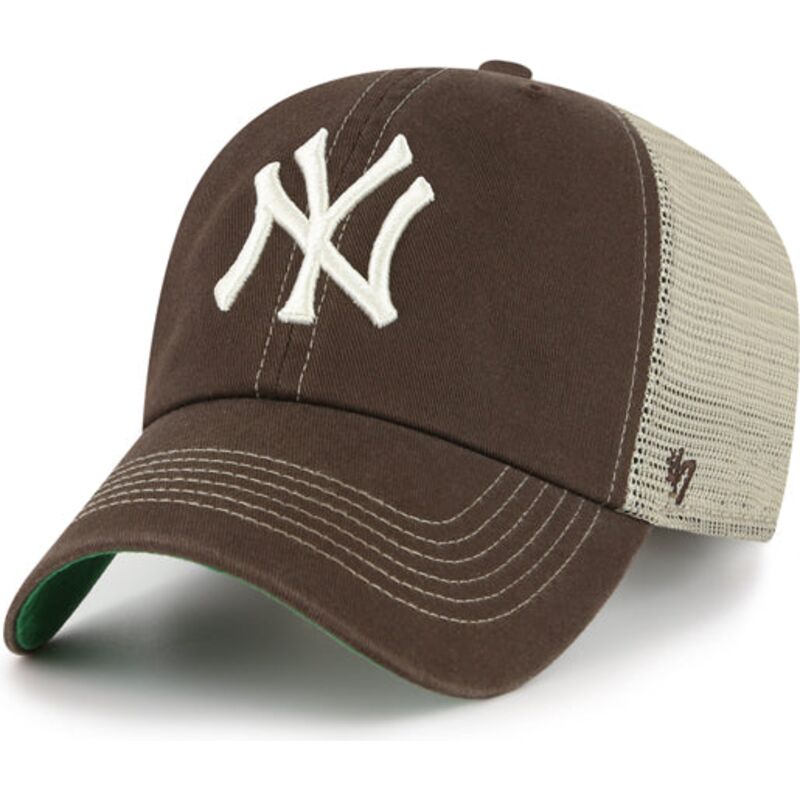 cepice-zaoblena-hneda-snapback-clean-up-trawler-new-york-yankees-mlb-47-brand