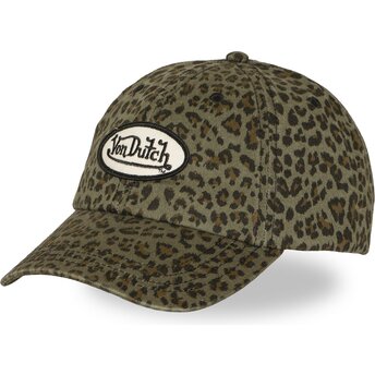 Čepice zaoblená leopardí nastavitelný SOVA Von Dutch