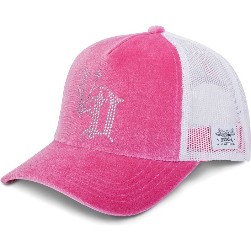 cepice-zaoblena-ruzova-snapback-royalp-von-dutch