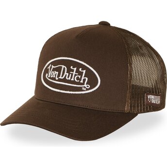 Čepice zaoblená hnědá nastavitelný LOFB51 Von Dutch