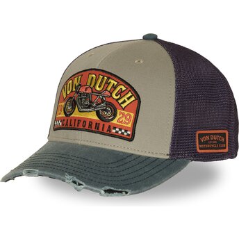 Čepice zaoblená vícebarevná snapback SEM18 Von Dutch