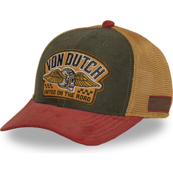 Čepice zaoblená vícebarevná snapback SEM19 Von Dutch