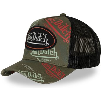 Čepice zaoblená zelená snapback CAFE12 Von Dutch