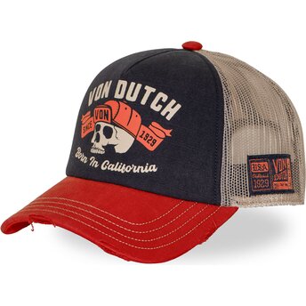 Čepice zaoblená vícebarevná snapback CREW39 Von Dutch