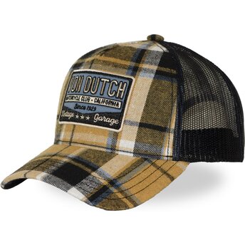 Čepice zaoblená žlutá snapback CAR11 Von Dutch