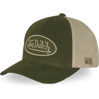 Čepice zaoblená zelená nastavitelný LOF B47 Von Dutch