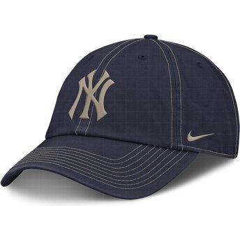 Čepice zaoblená námořnická modrá nastavitelný Fathers Day Club Unstructured Organic Cotton New York Yankees MLB Nike