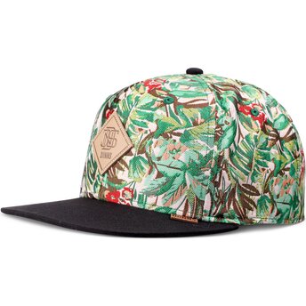 Čepice rovná zelená snapback Woven Jungle Djinns