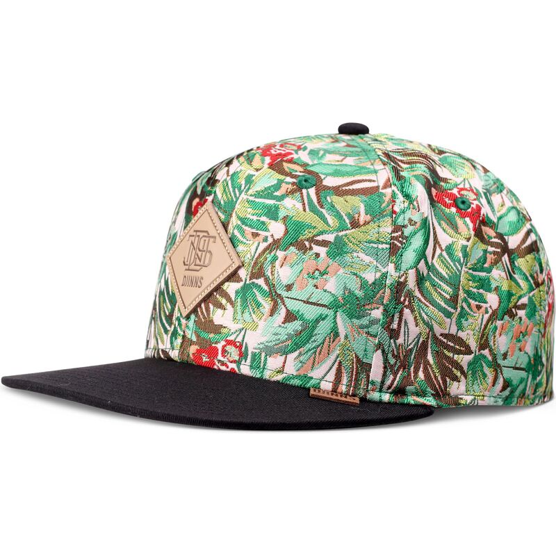 cepice-rovna-zelena-snapback-woven-jungle-djinns