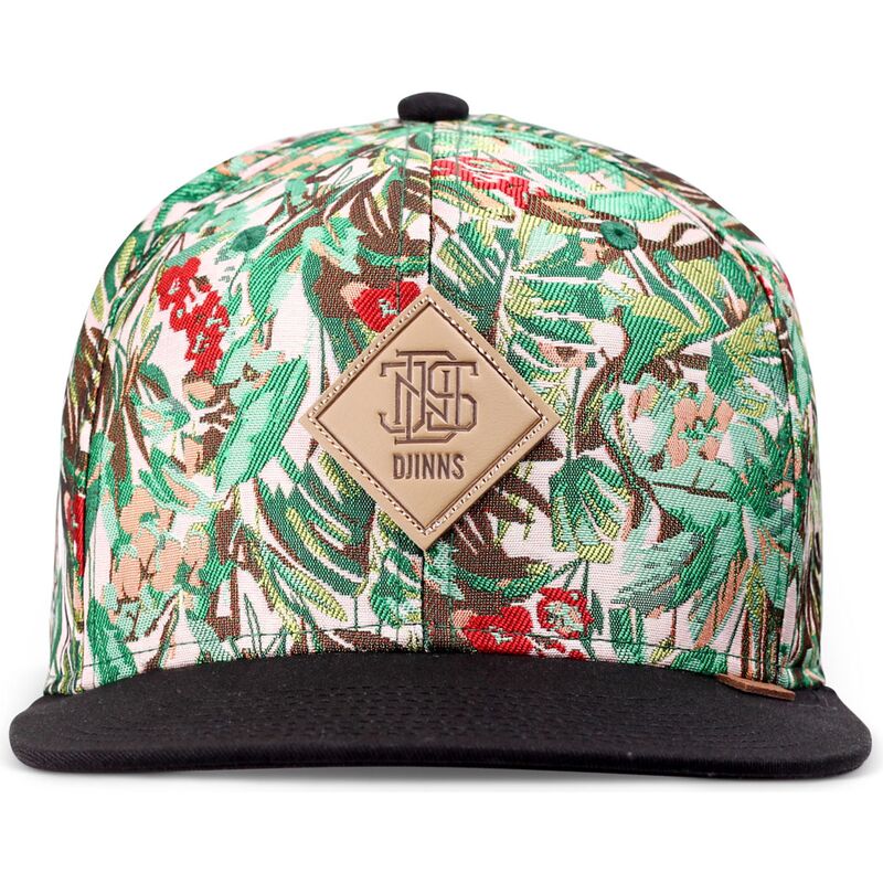 cepice-rovna-zelena-snapback-woven-jungle-djinns