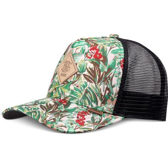 Čepice zaoblená zelená snapback HFT Woven Jungle Djinns