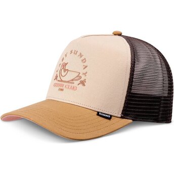 Čepice zaoblená béžová snapback HFT Lazy Bird Djinns