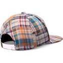 cepice-rovna-vicebarevna-snapback-patch-check-turquioise-djinns