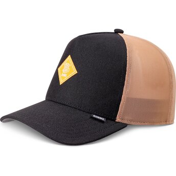 Čepice zaoblená černá snapback HFT FineFine Mesh Djinns