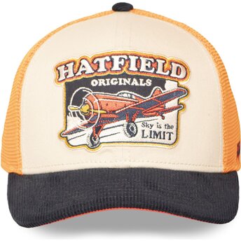Gorra trucker beige, naranja y azul marino SEMI PLA de Hatfield