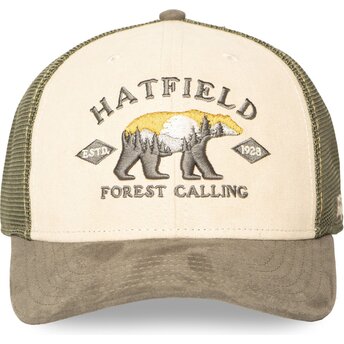 Čepice zaoblená zelená snapback SEMI BEA Hatfield