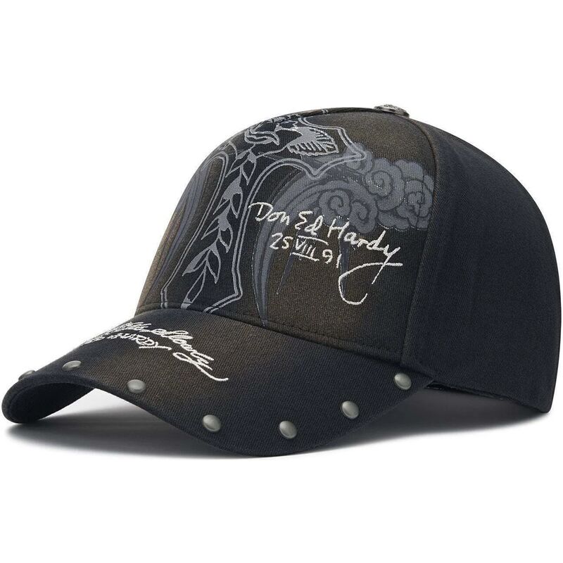 cepice-zaoblena-cerna-nastavitelny-storming-rose-washed-ed-hardy cepice-zaoblena-cerna-nastavitelny-storming-rose-washed-ed-hardy
