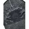 cepice-zaoblena-seda-snapback-flaming-gothic-skull-washed-ed-hardy