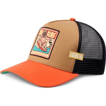 Čepice zaoblená hnědá snapback HFT Chill Surf Coastal