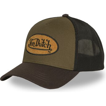 Čepice zaoblená zelená snapback TERRY20 Von Dutch