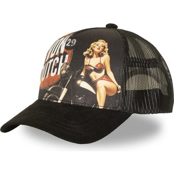 Čepice zaoblená černá snapback SUBL21 Von Dutch