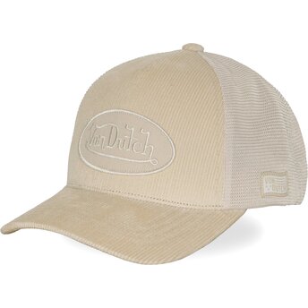 Čepice zaoblená krémová snapback LOF B48 Von Dutch