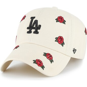 Čepice zaoblená béžová nastavitelný Clean Up Scatter Los Angeles Dodgers MLB 47 Brand