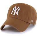 cepice-zaoblena-hneda-nastavitelny-clean-up-pinecone-new-york-yankees-mlb-47-brand
