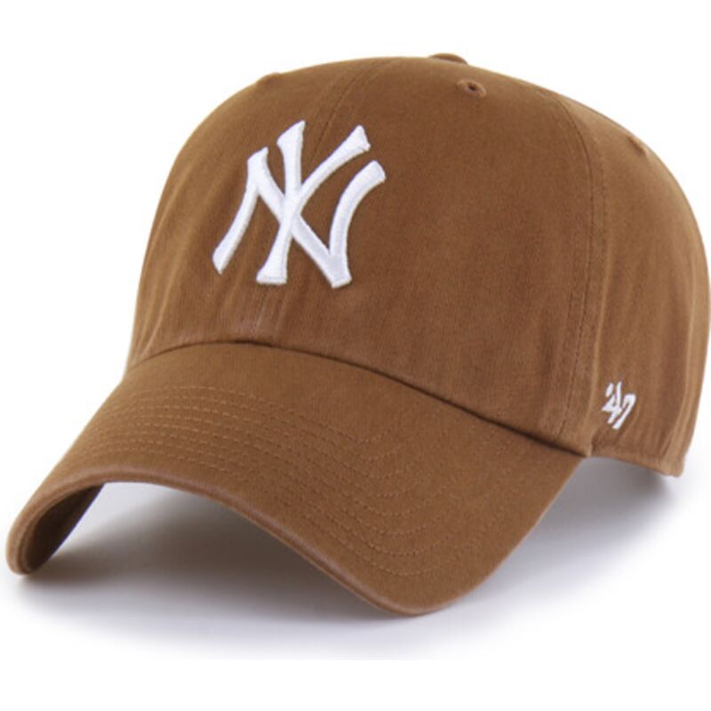 cepice-zaoblena-hneda-nastavitelny-clean-up-pinecone-new-york-yankees-mlb-47-brand