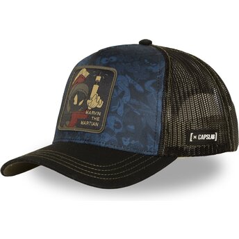 Čepice zaoblená námořnická modrá snapback LOO14 MAR Marvin Marťan Looney Tunes Capslab
