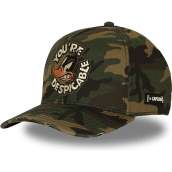 Čepice zaoblená maskáčová snapback LOO14 DES Kačer Duffy Looney Tunes Capslab