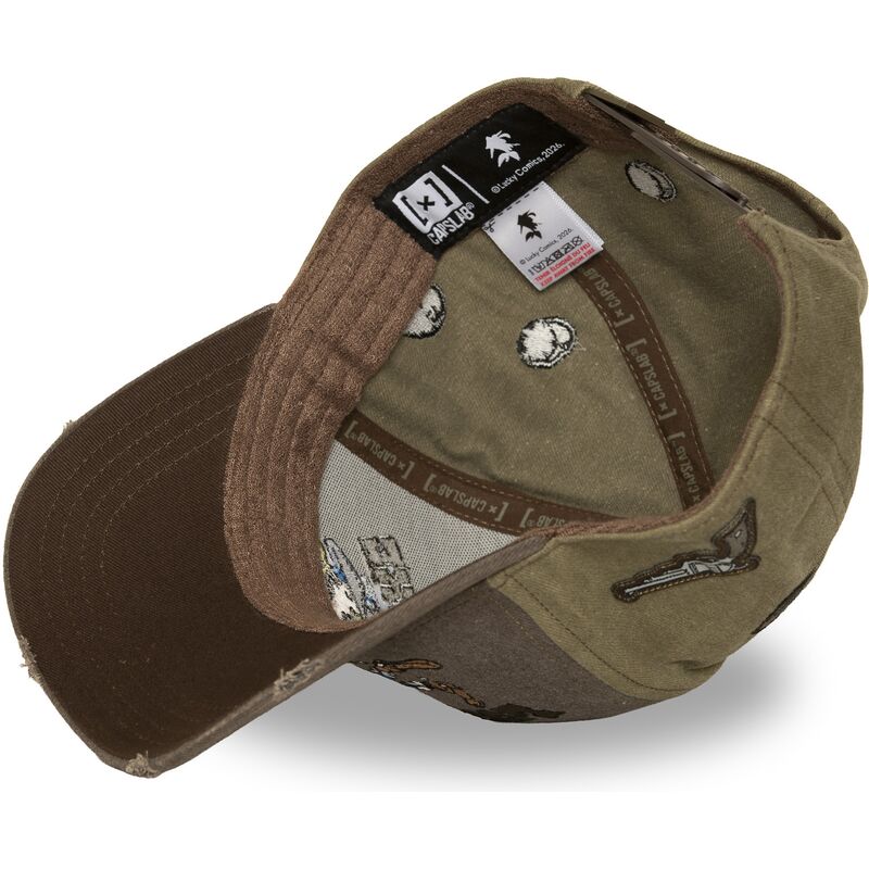 cepice-zaoblena-hneda-snapback-lck4-luc-lucky-luke-capslab
