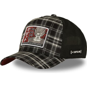 Čepice zaoblená černá snapback DBS9 GOD Vegito Dragon Ball Capslab